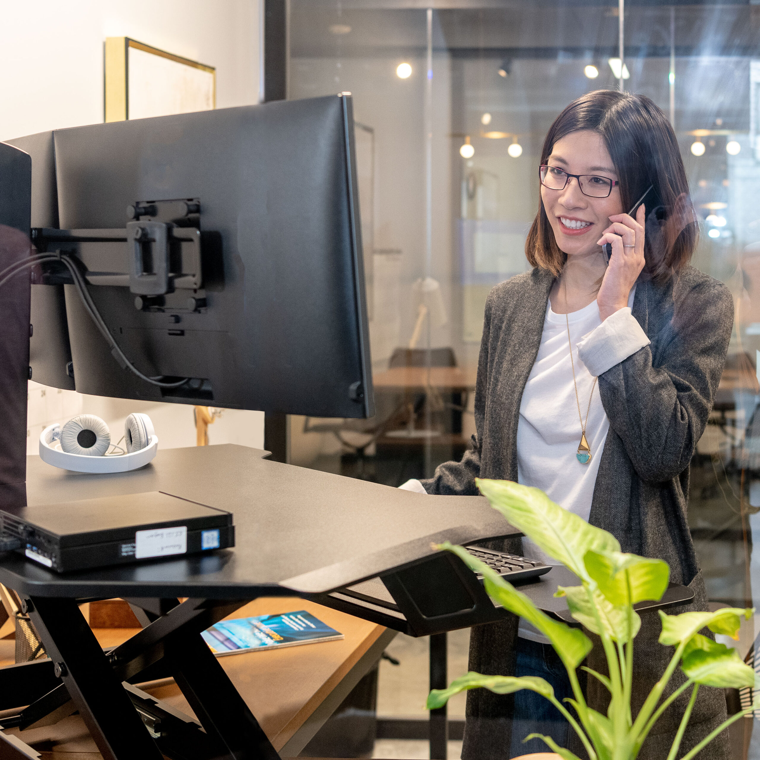 standing desk height