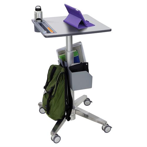 The Ergotron LearnFit Sit-Stand Desk is an adjustable student desk that is flexible, mobile, and easy to assemble for use in any classroom or learning environment