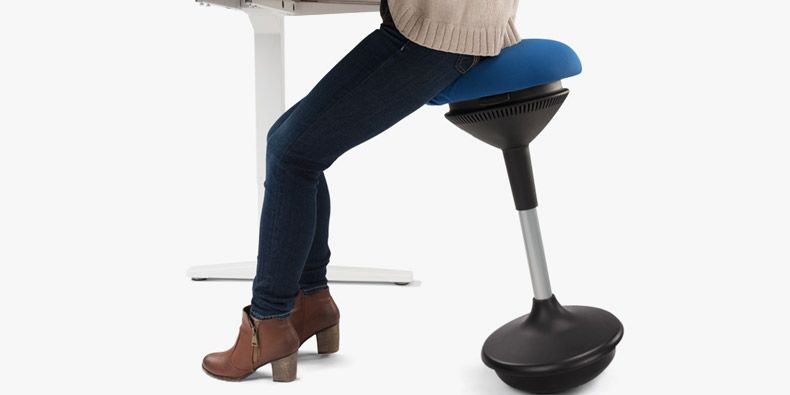 Uplift motion stool standing desk chair