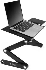 Executive office solutions portable and adjustable aluminum laptop standing desk